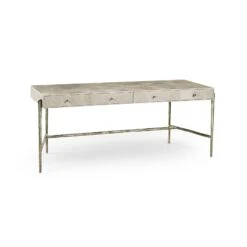 Jonathan Charles Surge Madrona Burl Desk (500401-DMB)