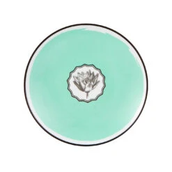 Vista Alegre Christian Lacroix - Herbariae Dessert Plate Green By Christian Lacroix