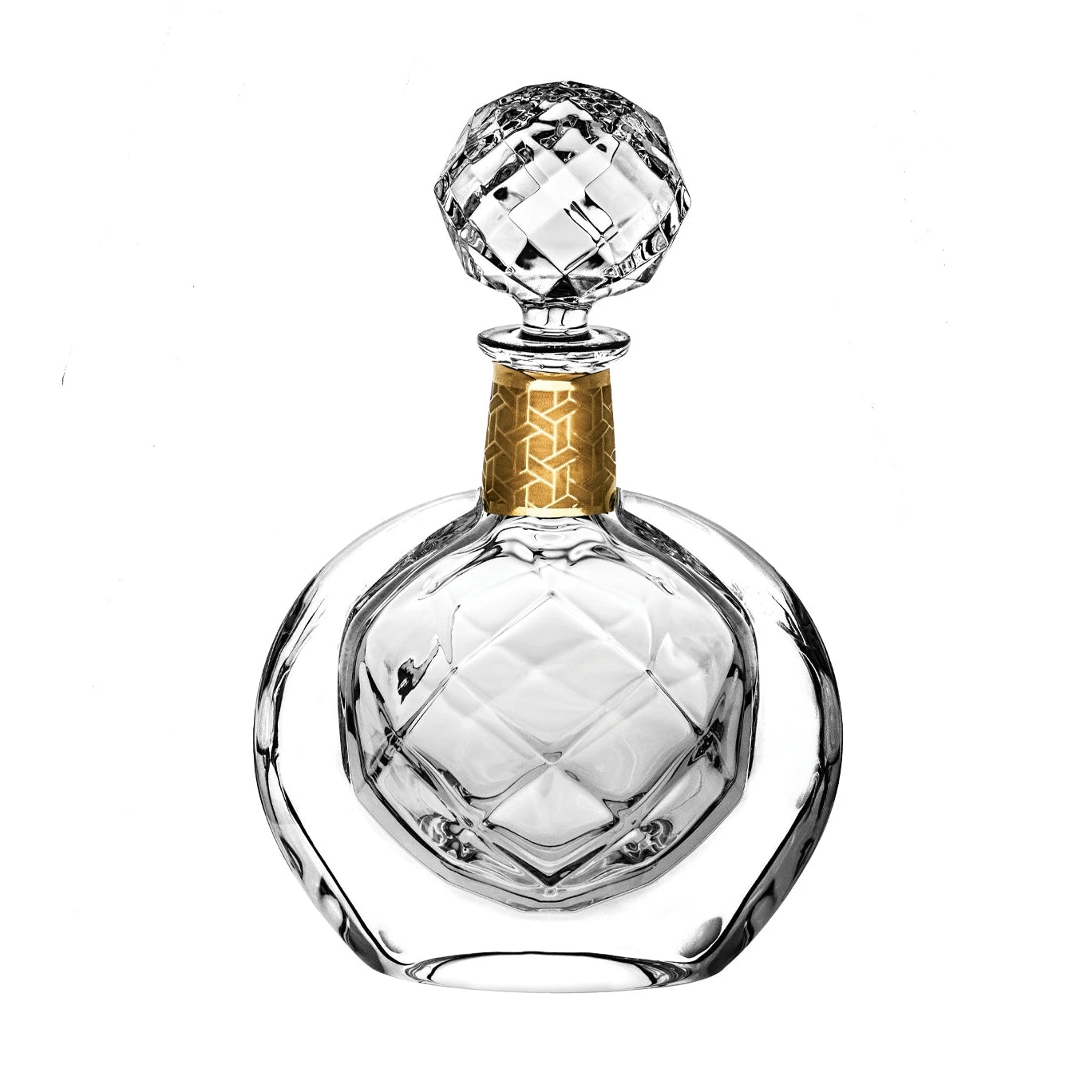 Vista Alegre Dux Bottle With Gold 1 Vista Alegre Dux Bottle With Gold