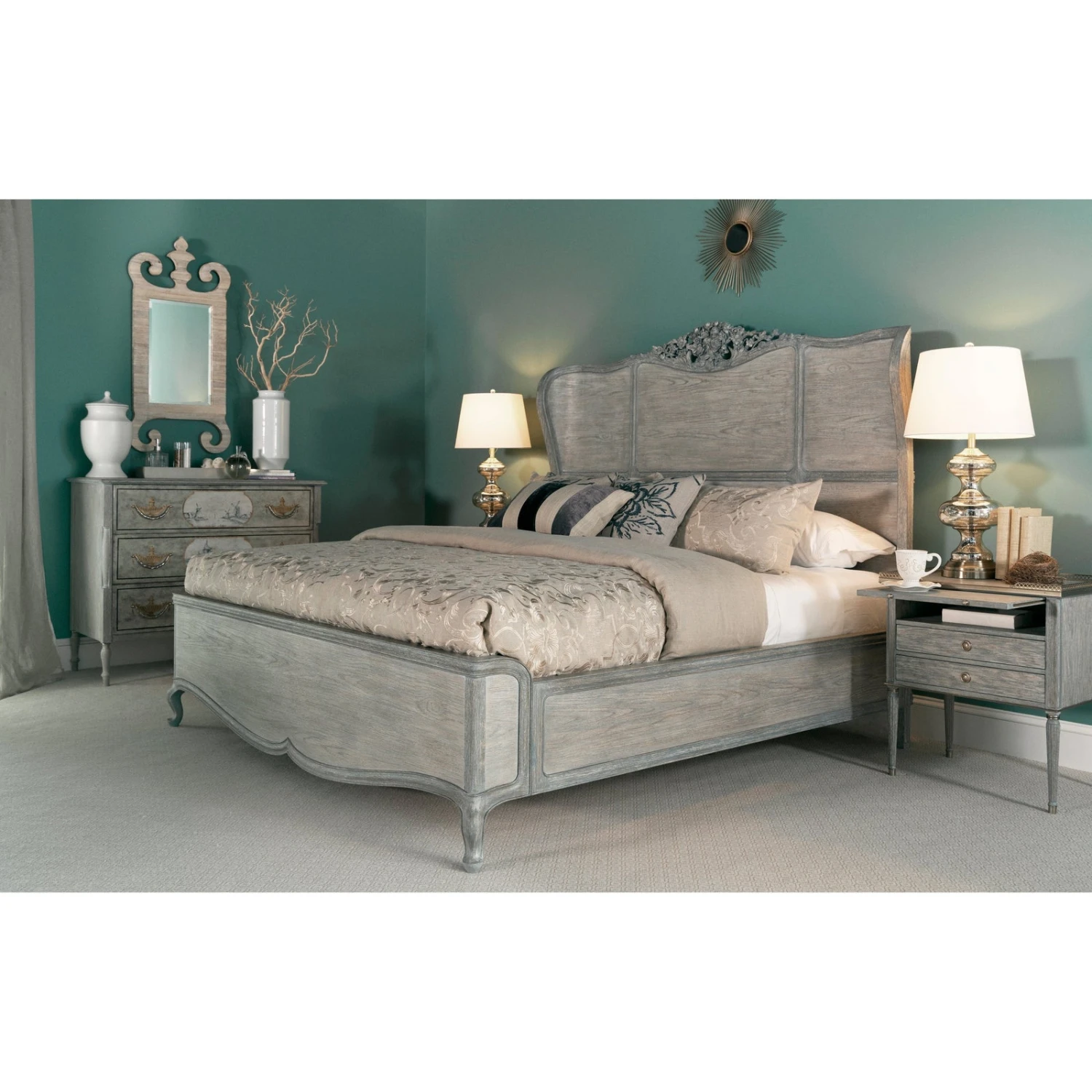 Jonathan Charles Arlingham Shelter Bed - King 2 Jonathan Charles Arlingham Shelter Bed - King - Image 2