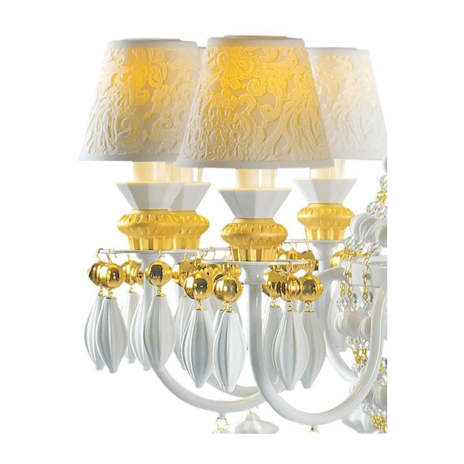 Lladro Winter Palace 12 Lights Chandelier (US) 2 Lladro Winter Palace 12 Lights Chandelier (US) - Image 2