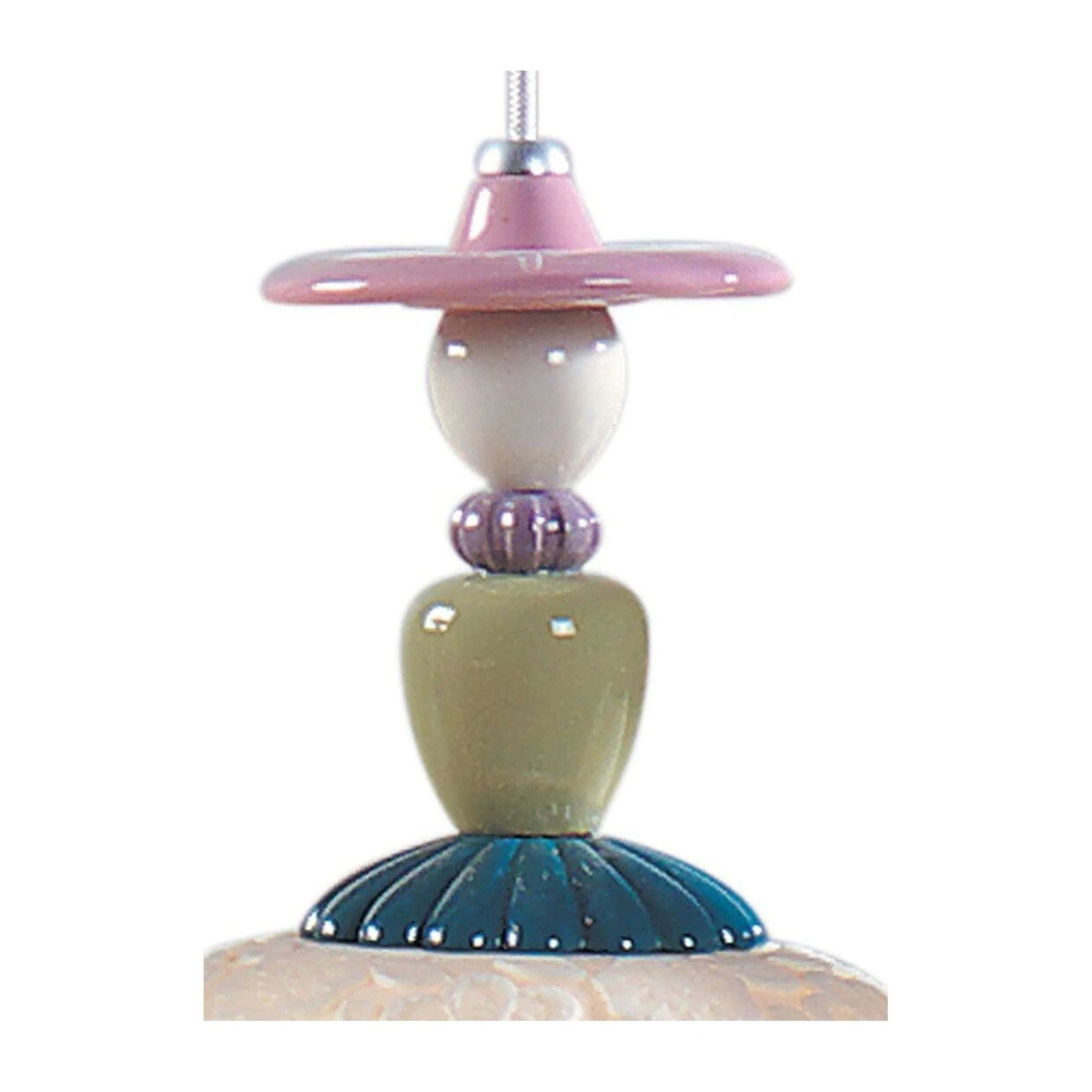 Lladro Mademoiselle Lineal Canopy 3 Lights Gazing At The Ocean Ceiling Lamp (US) 4 Lladro Mademoiselle Lineal Canopy 3 Lights Gazing At The Ocean Ceiling Lamp (US) - Image 4