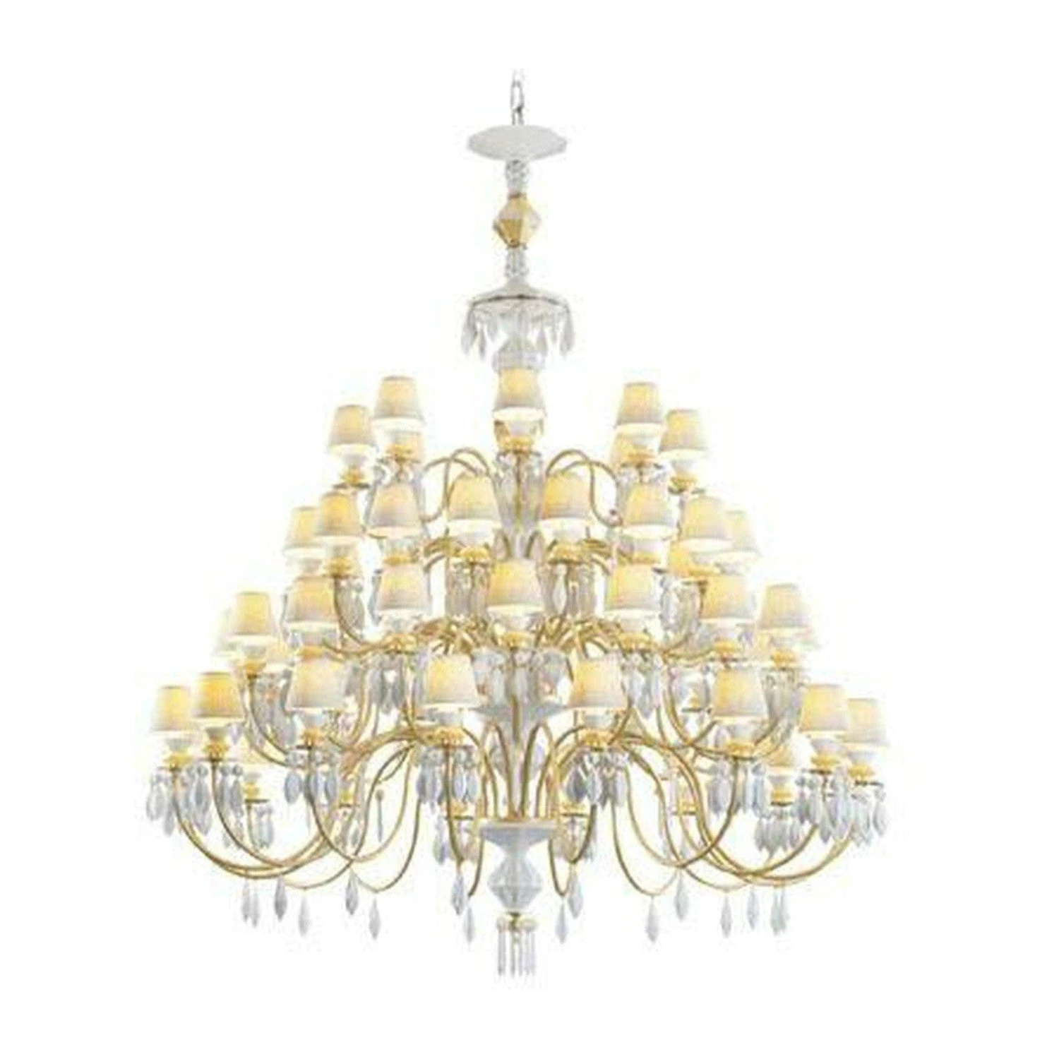 Lladro Belle De Nuit 56 Lights Chandelier (US) 6 Lladro Belle De Nuit 56 Lights Chandelier (US) - Image 6