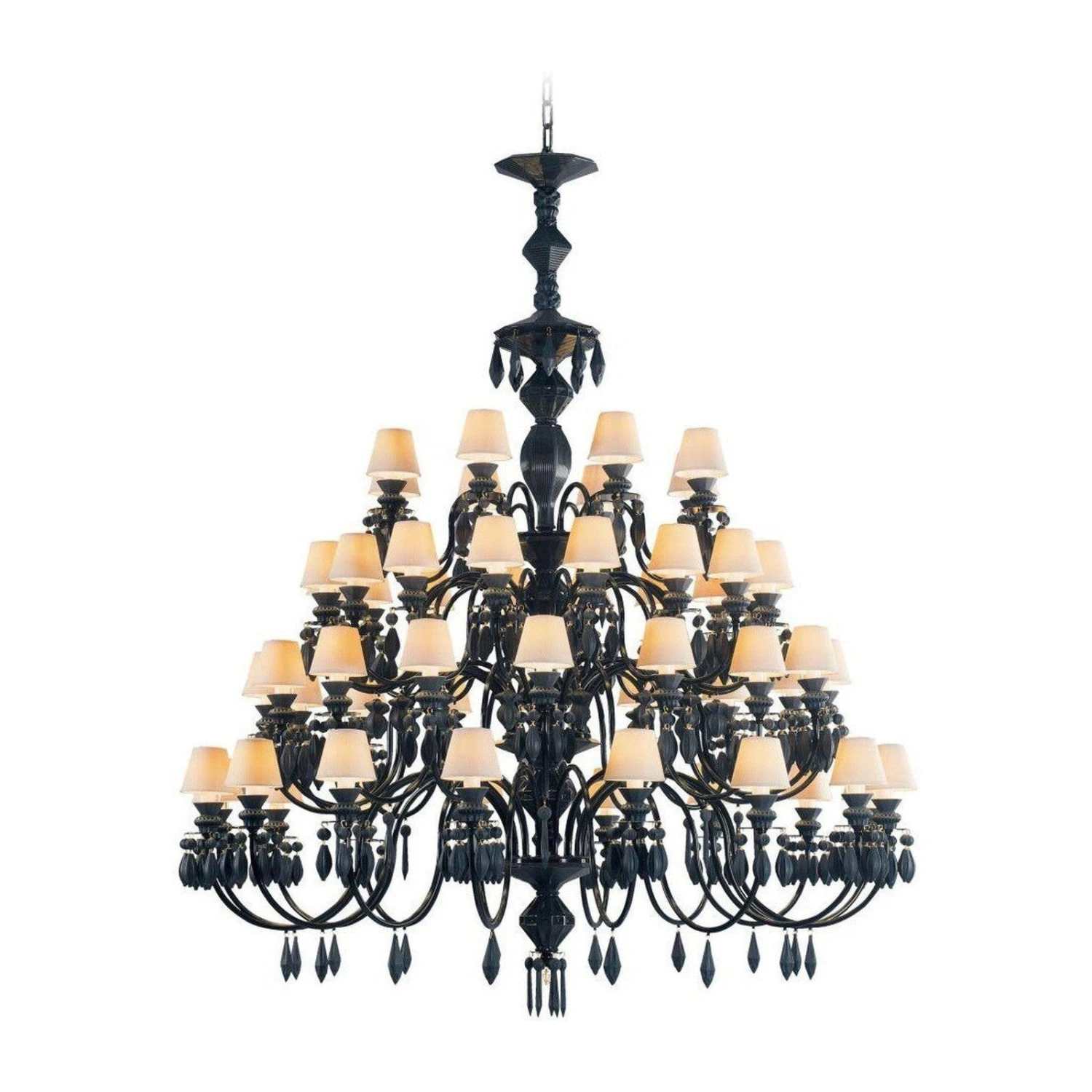 Lladro Belle De Nuit 56 Lights Chandelier (US) 1 Lladro Belle De Nuit 56 Lights Chandelier (US)