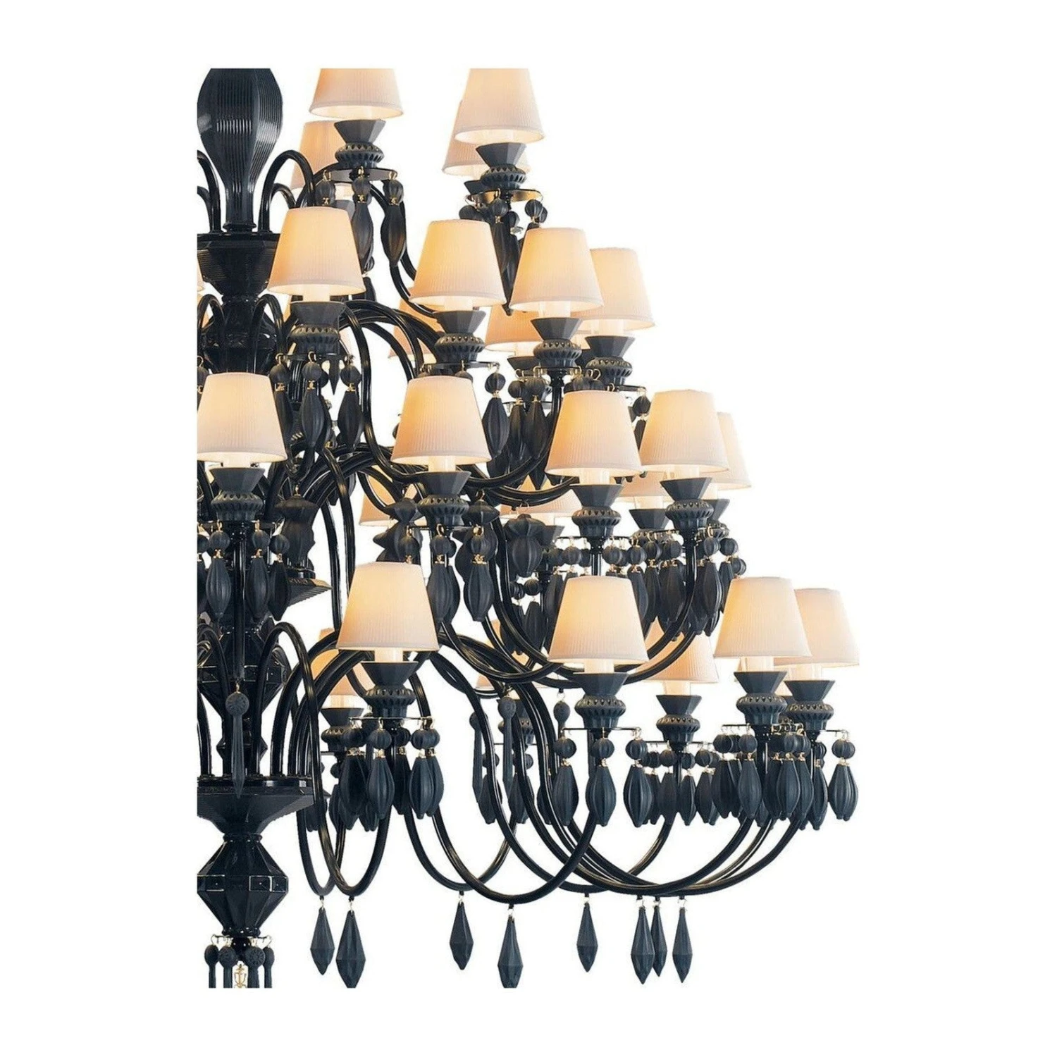 Lladro Belle De Nuit 56 Lights Chandelier (US) 3 Lladro Belle De Nuit 56 Lights Chandelier (US) - Image 3