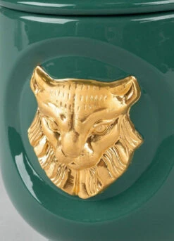 Lladro Lynx Candle Luxurious Animals Redwood Fire Scent -Grayson-Living 01040259 2