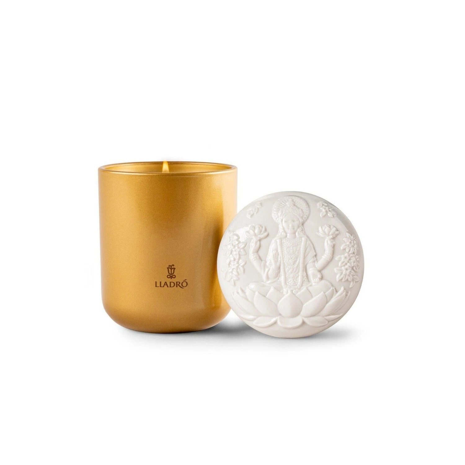 Lladro Goddess Lakshmi Candle 1 Lladro Goddess Lakshmi Candle