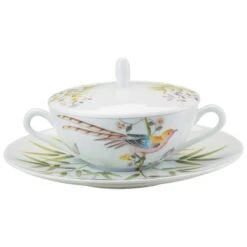 Raynaud Paradis White Cream Soup Cup