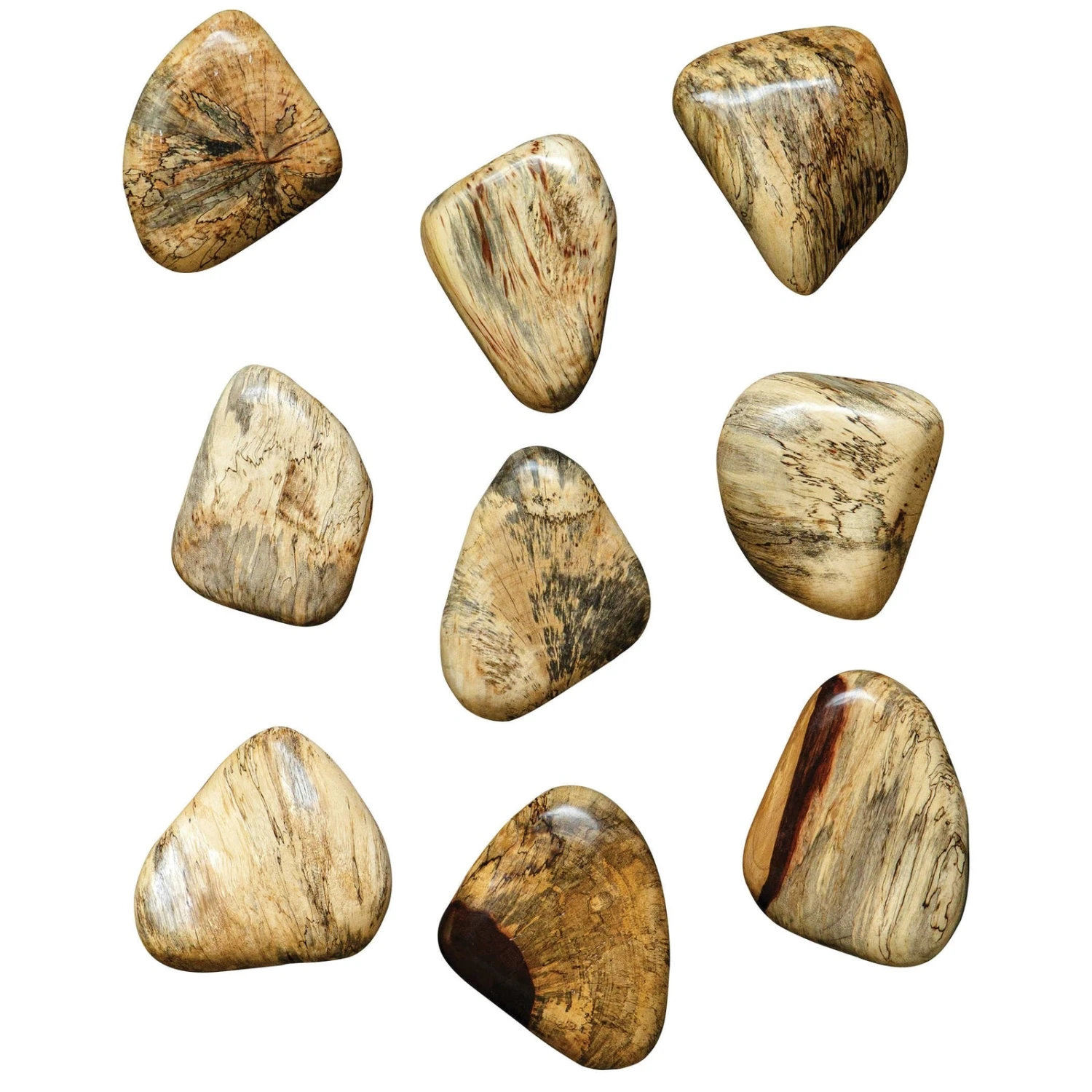 Uttermost Pebbles Wood Wall Decor - Set Of 9 5 Uttermost Pebbles Wood Wall Decor - Set Of 9 - Image 5