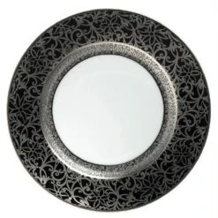 Raynaud Tolede Platinum Black Bread And Butter Plate