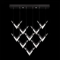 Fine Art Blade 48"W Rectangular Pendant