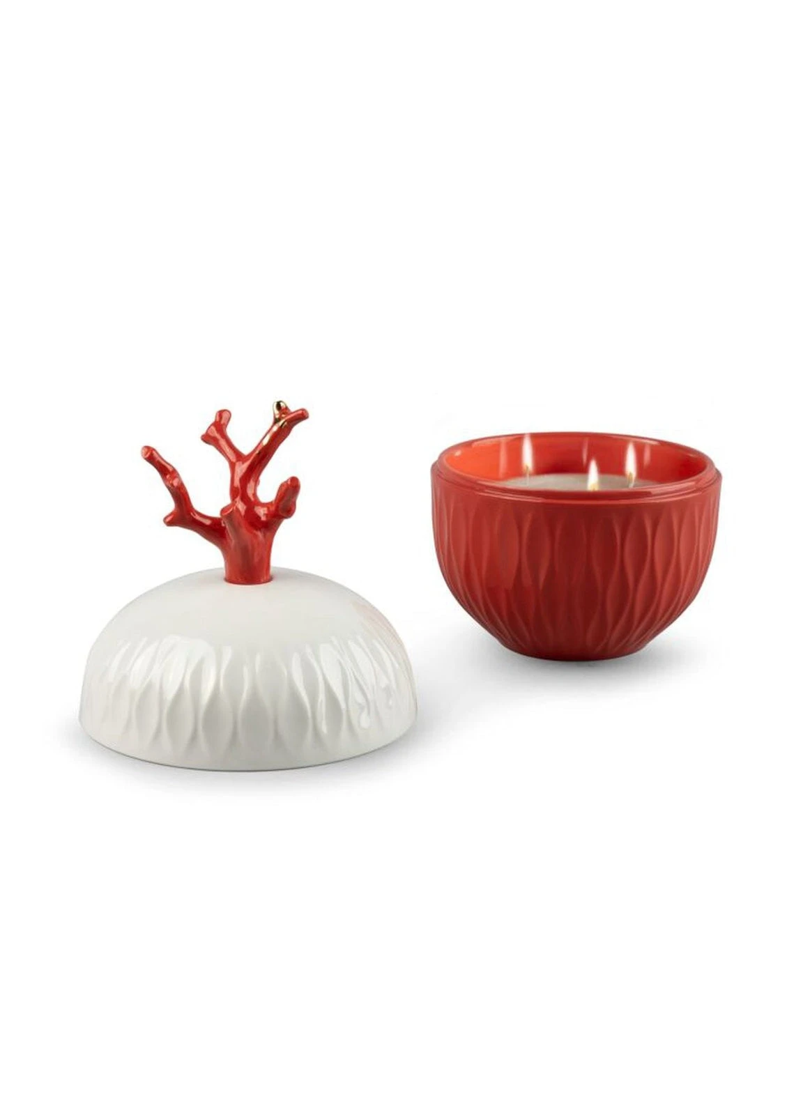 Lladro Coral Candle Mediterranean Beach Scent 2 Lladro Coral Candle Mediterranean Beach Scent - Image 2