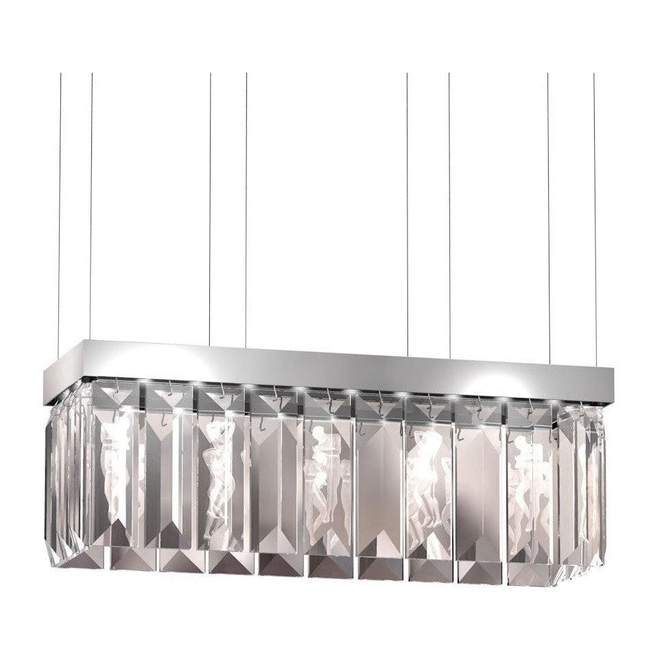 Lalique Serene 26 Prisms Chandelier Rectangualr 1 Lalique Serene 26 Prisms Chandelier Rectangualr