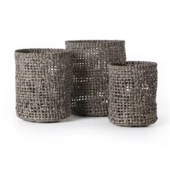 Natural Baskets - Set Of 3