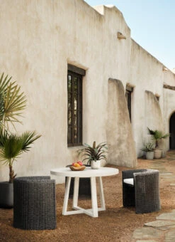 Four Hands Cyrus Outdoor Dining Table 48" -Grayson-Living 104940 002 8