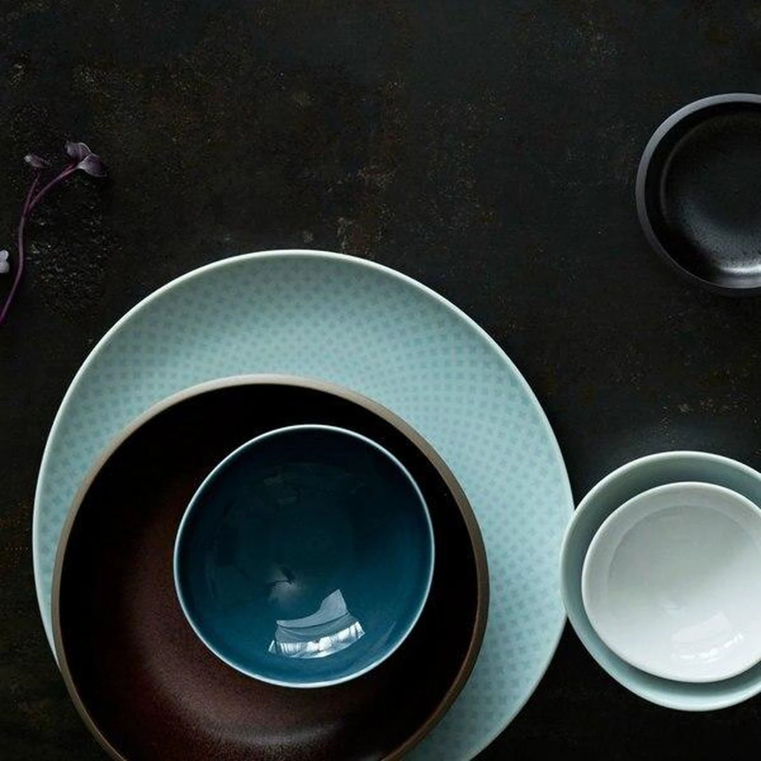 Rosenthal Junto Opal Green Bowl - 3 1/8 Inch 2 Rosenthal Junto Opal Green Bowl - 3 1/8 Inch - Image 2