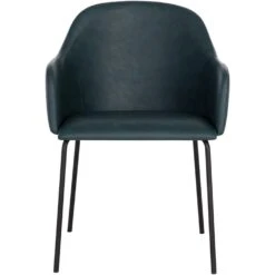 Sunpan Hensley Dining Armchair - Dark Teal -Grayson-Living 109250 1