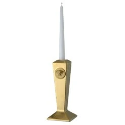 Versace Medusa Gold Candleholder - 9.50 Inch