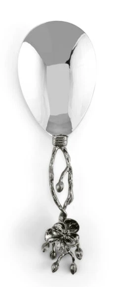 Michael Aram Black Orchid Rice Serving Spoon 6 Michael Aram Black Orchid Rice Serving Spoon -Grayson-Living 110913 3