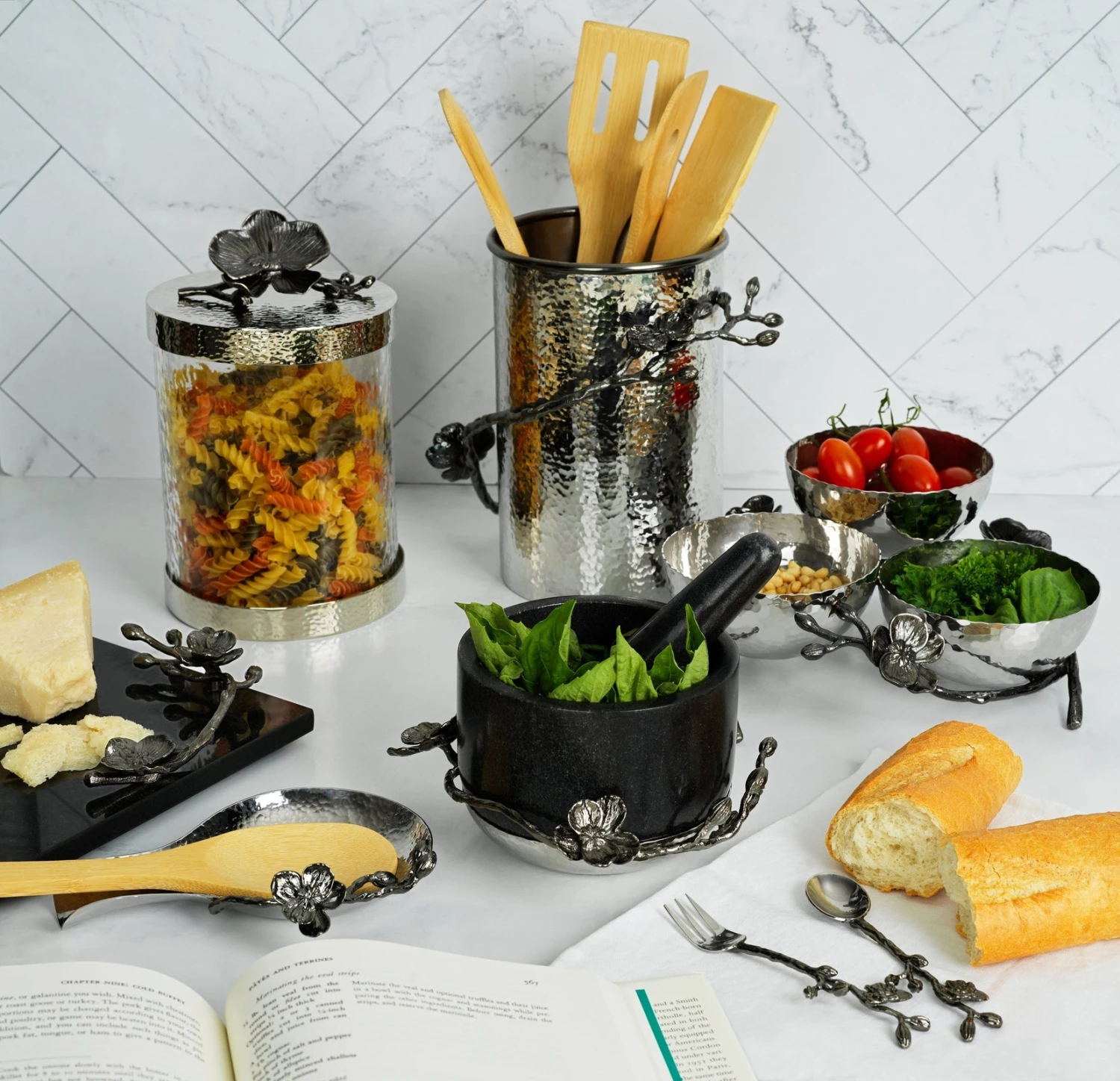 Michael Aram Black Orchid Spoon Rest 2 Michael Aram Black Orchid Spoon Rest - Image 2