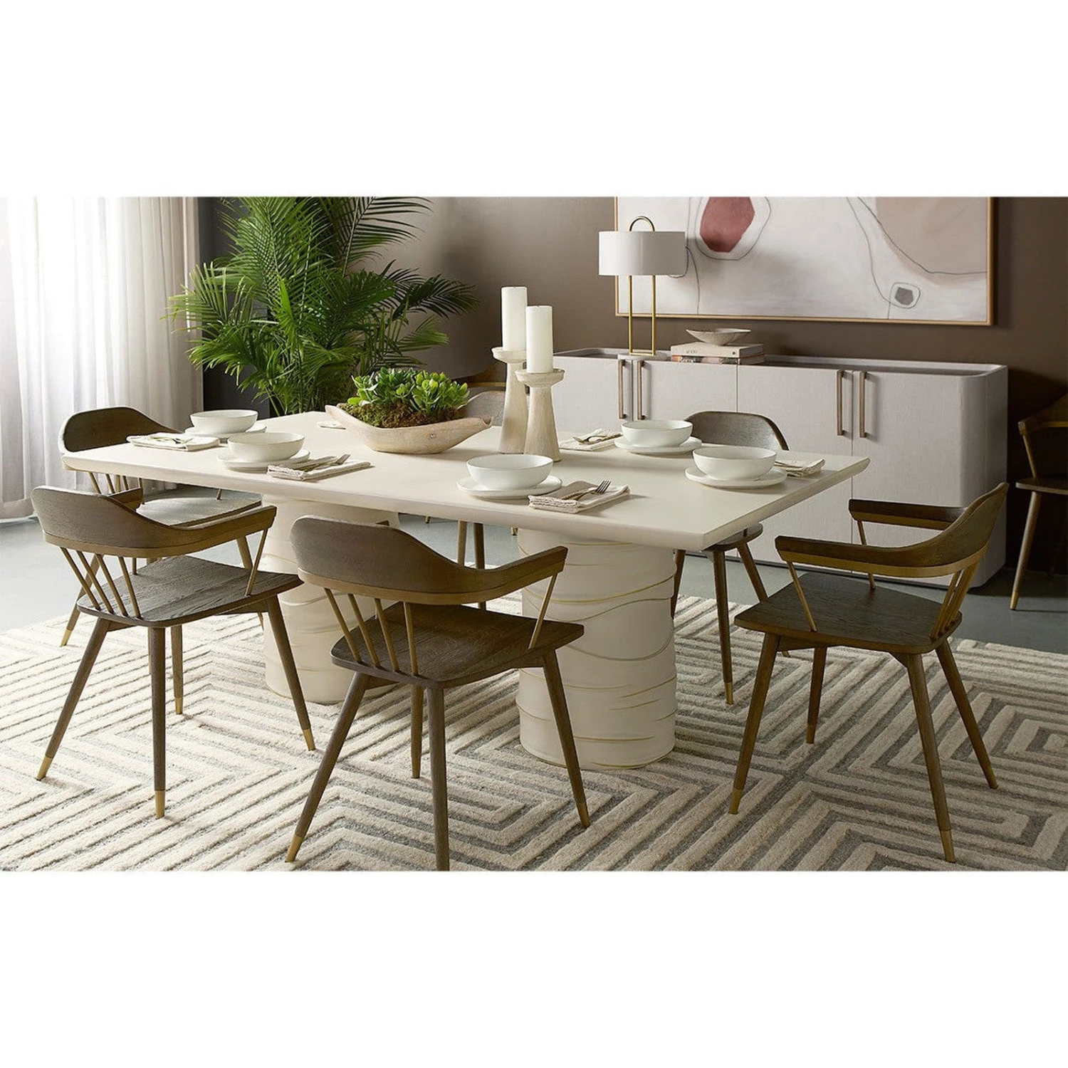 Sunpan Alanya 84" Rectangular Dining Table 2 Sunpan Alanya 84" Rectangular Dining Table - Image 2