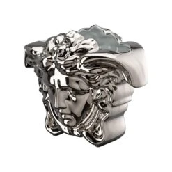 Versace Medusa Grande Vase Silver - 8.25 Inch -Grayson-Living 14493 426174 26021 4 f25