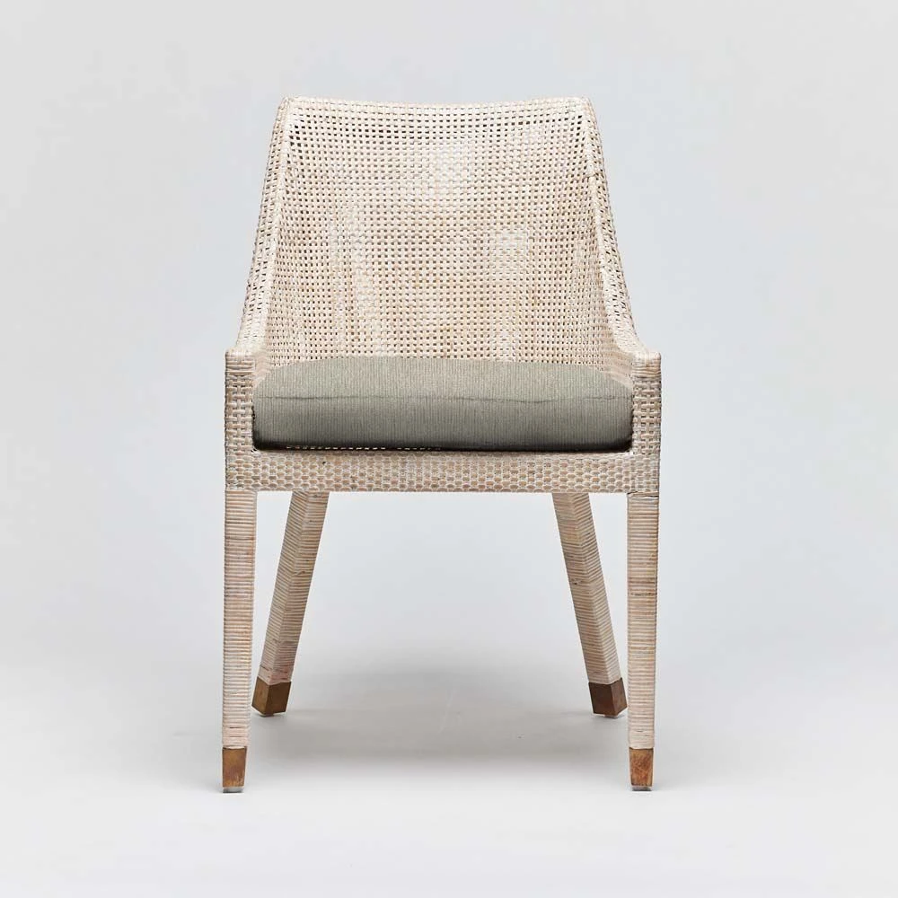Interlude Boca Dining Chair White Wash 9 Interlude Boca Dining Chair White Wash - Image 9