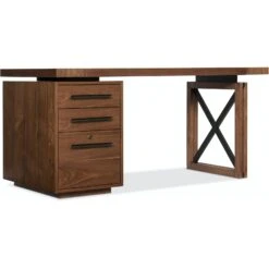 Hooker Furniture Elon Desk With Desk Pedestal