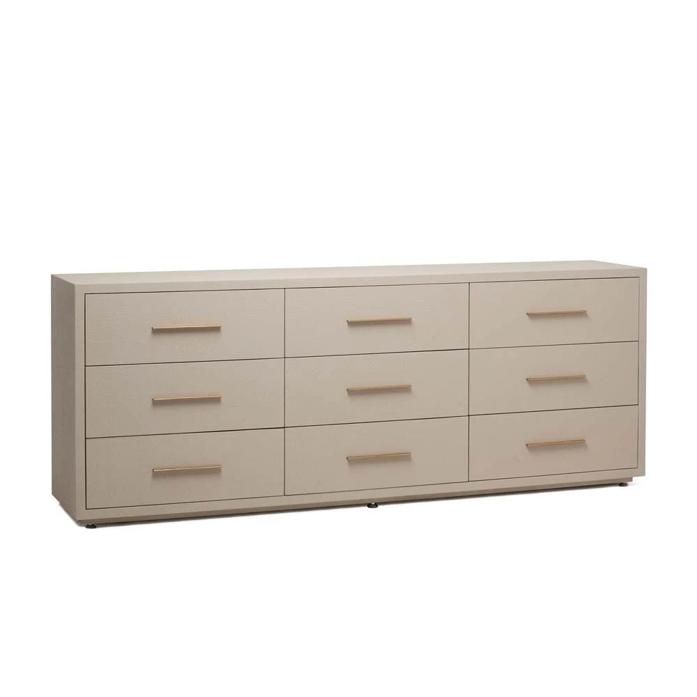 Interlude Livia 9 Drawer Chest Sand 1 Interlude Livia 9 Drawer Chest Sand