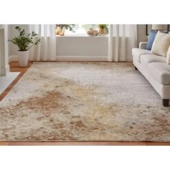 Feizy Waldor 39NCF Modern Watercolor In Brown/Tan/Ivory 13 Feizy Waldor 39NCF Modern Watercolor In Brown/Tan/Ivory -Grayson-Living 18e42380dae9f4955a484ef6e9a8c8d7ff6498b1