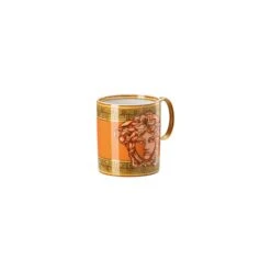 Versace Medusa Amplified Mug With Handle - Orange Coin -Grayson-Living 19335 403760 15505 3 f25