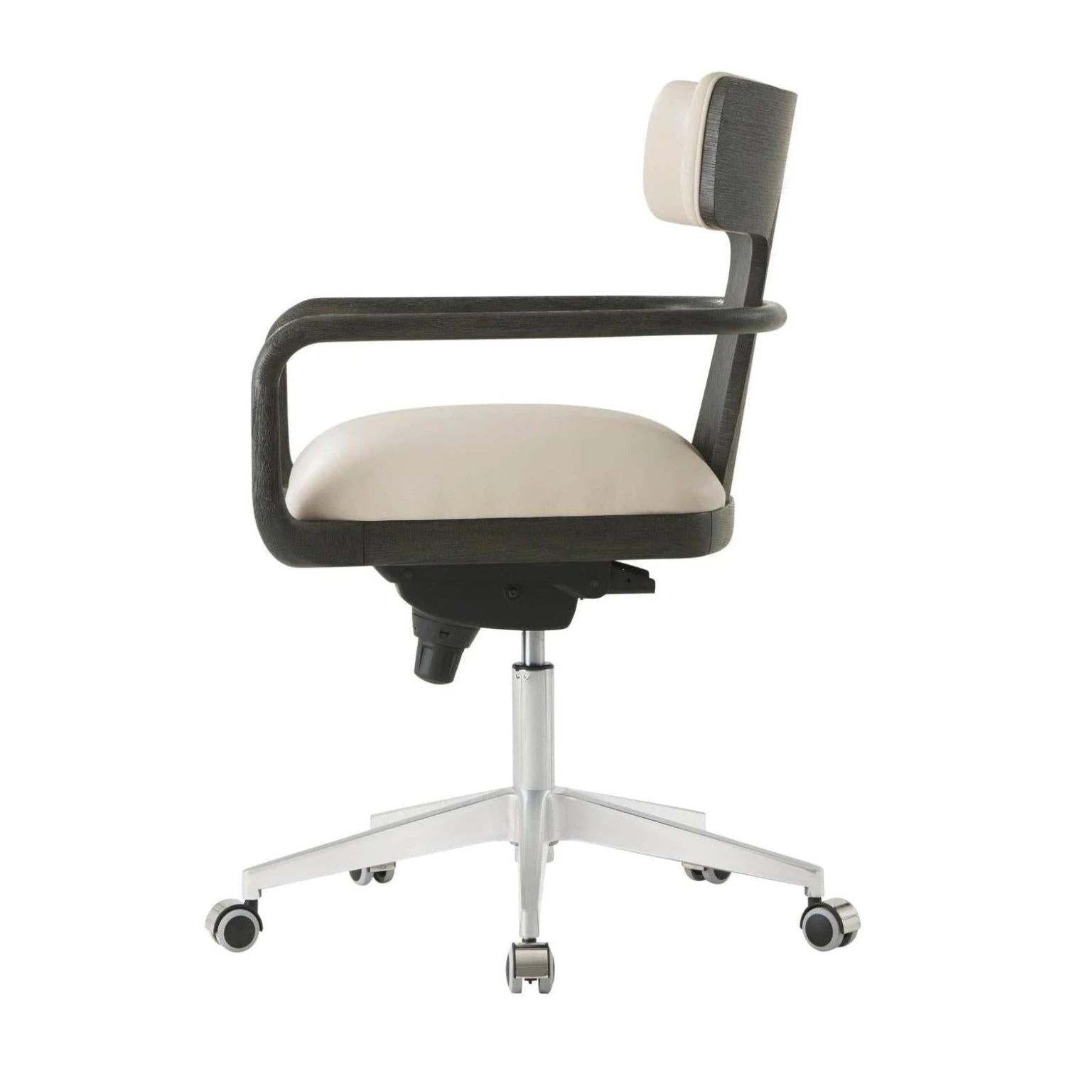 Theodore Alexander Repose Wooden Upholstered Study Chair 8 Theodore Alexander Repose Wooden Upholstered Study Chair - Image 8