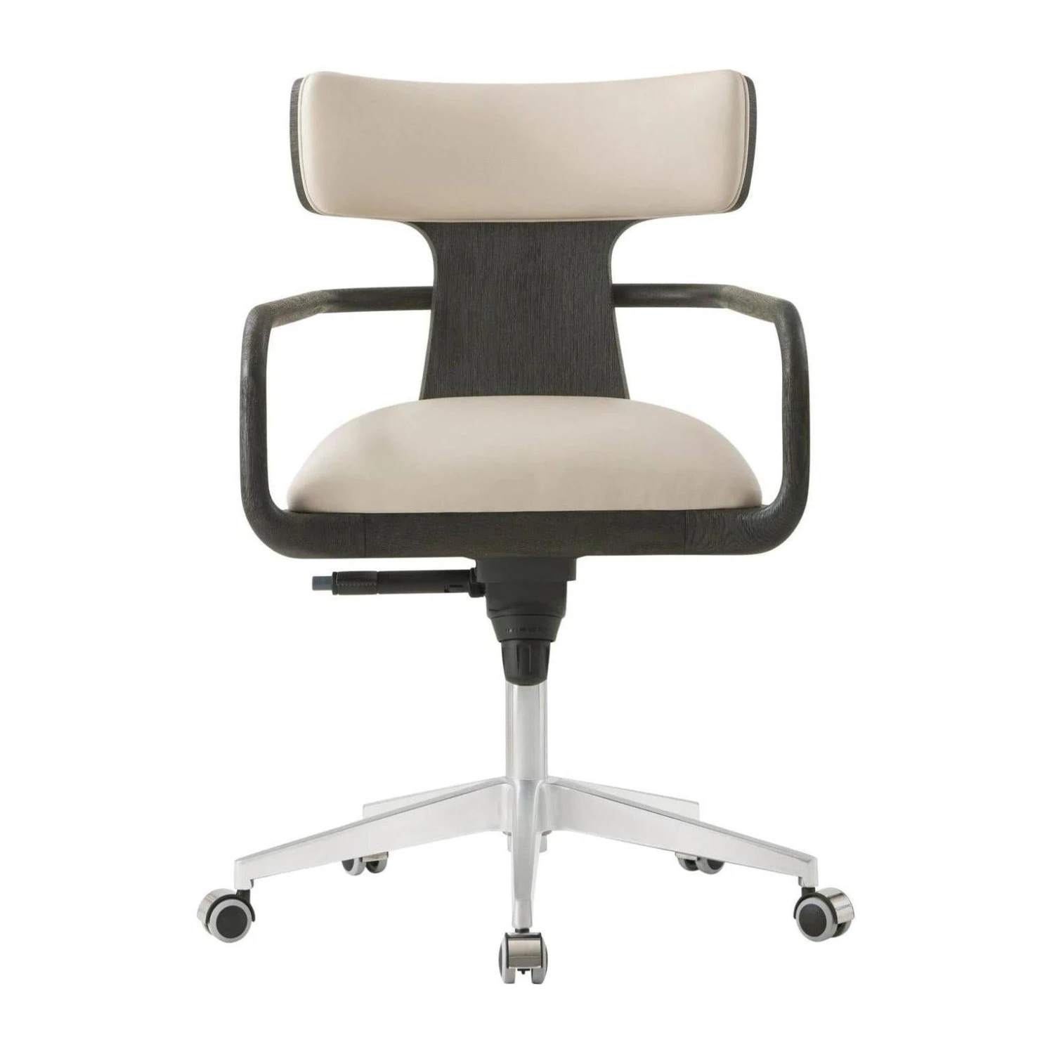 Theodore Alexander Repose Wooden Upholstered Study Chair 6 Theodore Alexander Repose Wooden Upholstered Study Chair - Image 6