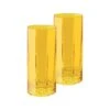 Versace Medusa Lumiere Longdrink Set Of Two - Amber