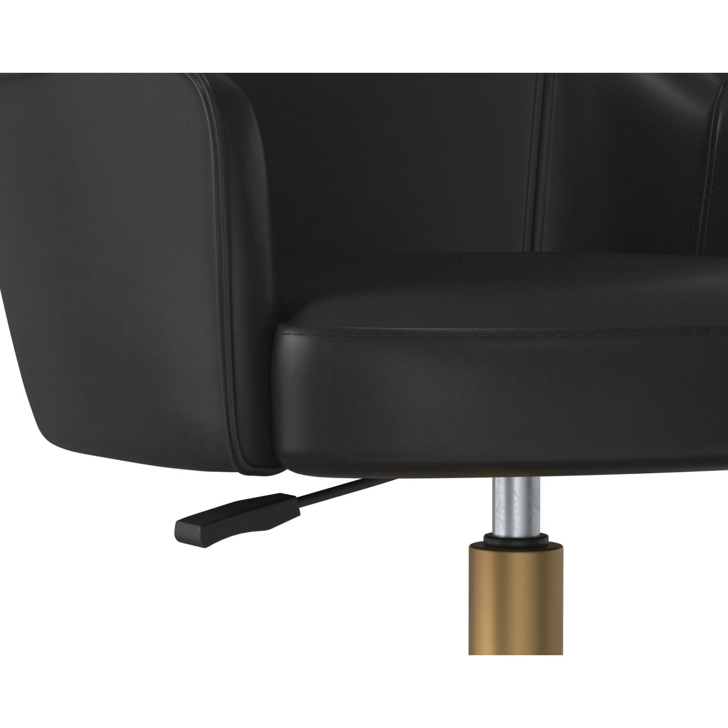 Sunpan Franklin Office Chair - Vintage Black 6 Sunpan Franklin Office Chair - Vintage Black - Image 6