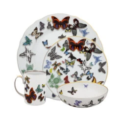 Vista Alegre Christian Lacroix - Butterfly Parade Set Of 4 Plate Pieces