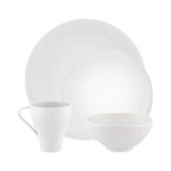 Vista Alegre Utopia Set Of 4 Plate Pieces