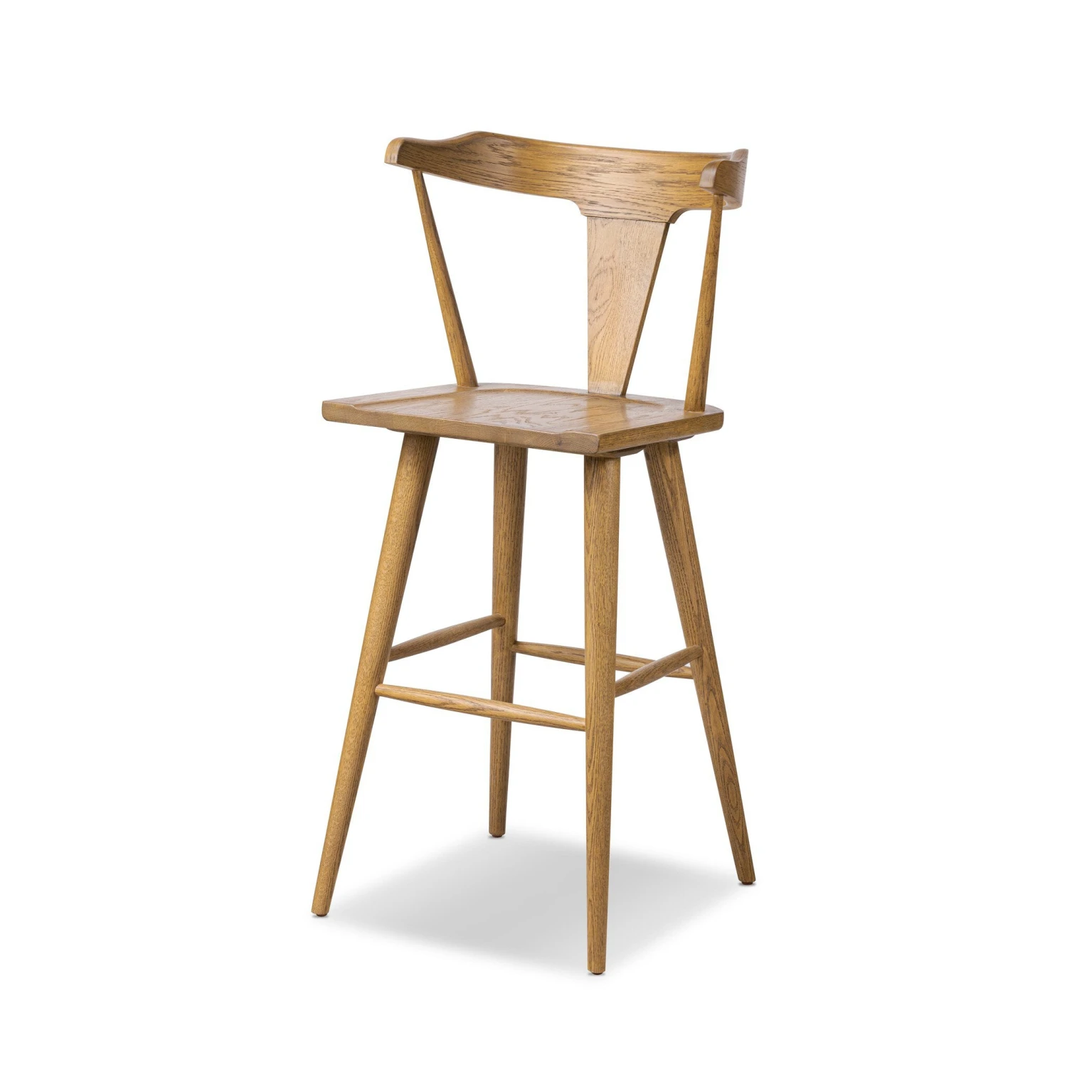 Four Hands Ripley Bar + Counter Stool Sandy Oak 1 Four Hands Ripley Bar + Counter Stool Sandy Oak