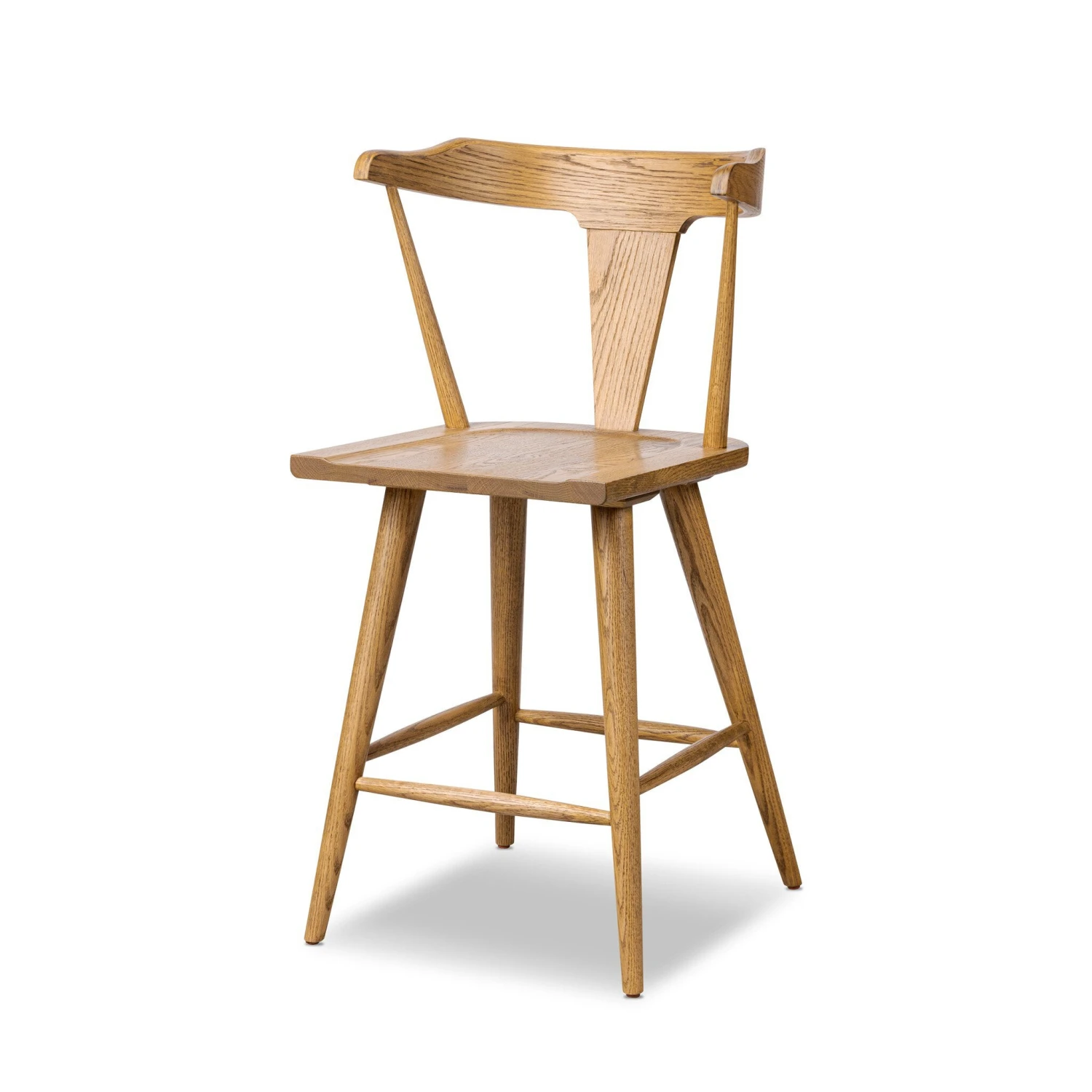 Four Hands Ripley Bar + Counter Stool Sandy Oak 2 Four Hands Ripley Bar + Counter Stool Sandy Oak - Image 2