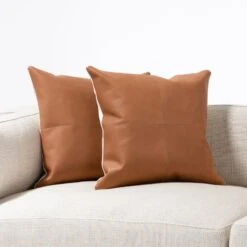 Sandro Leather Pillow 24 Sandro Leather Pillow -Grayson-Living 223784 001 3