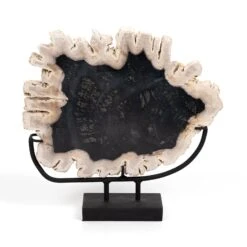 Petrified Wood Sculpture -Grayson-Living 227717 001 FRT 2