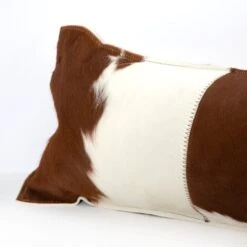 Modern Cowhide Lumbar Pillow 14 Modern Cowhide Lumbar Pillow -Grayson-Living 228118 001 5