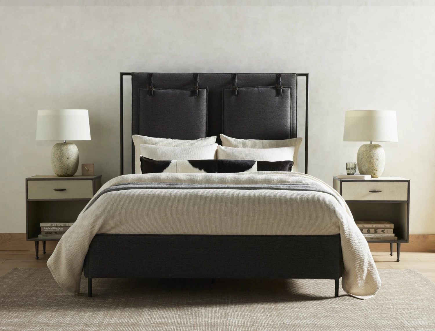 Modern Cowhide Lumbar Pillow 2 Modern Cowhide Lumbar Pillow - Image 2