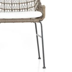 Four Hands Bandera Outdoor Dining Chair Low Arm With Cushion -Grayson-Living 232553 001 DET 6
