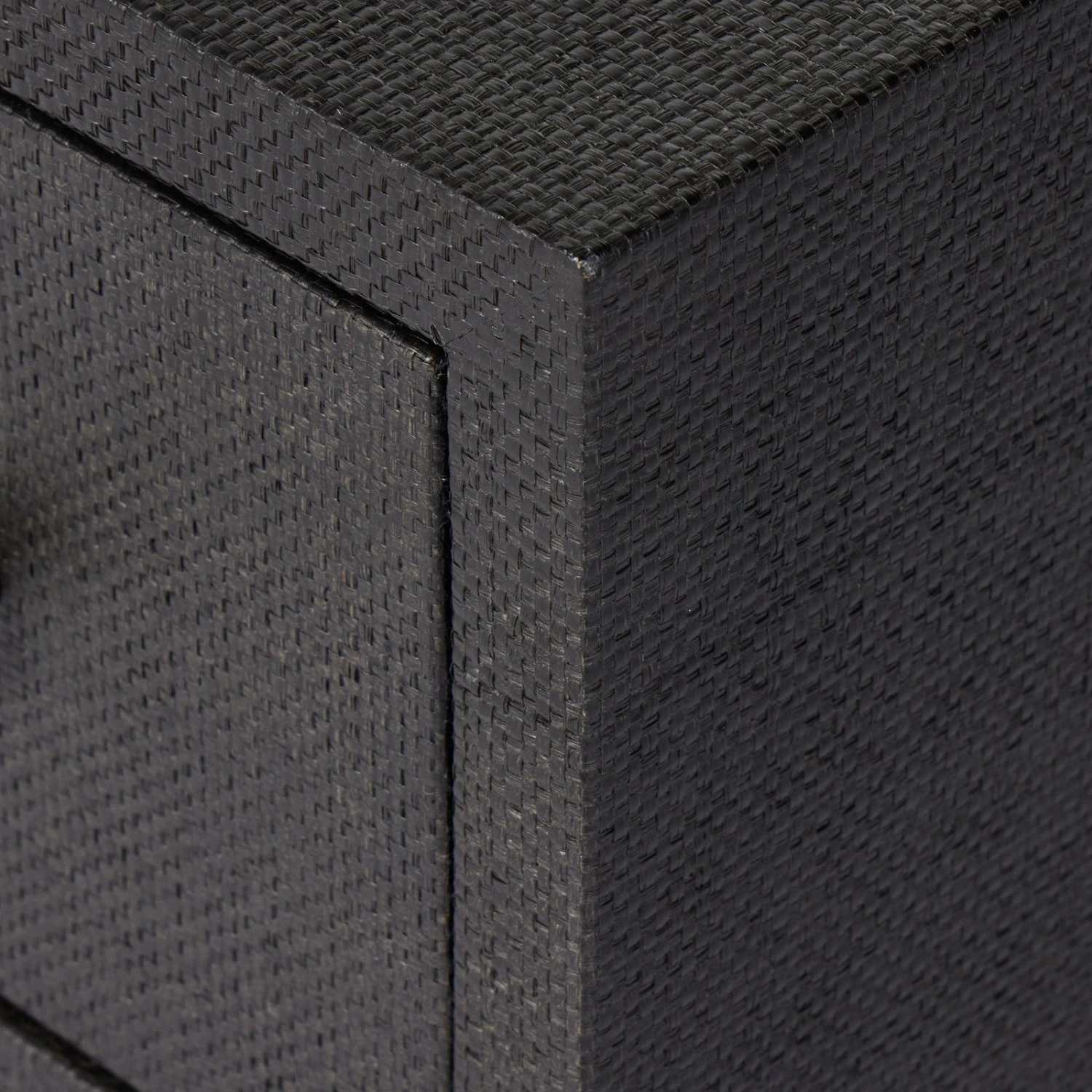 Four Hands Fiona Nightstand-Black Raffia 10 Four Hands Fiona Nightstand-Black Raffia - Image 10