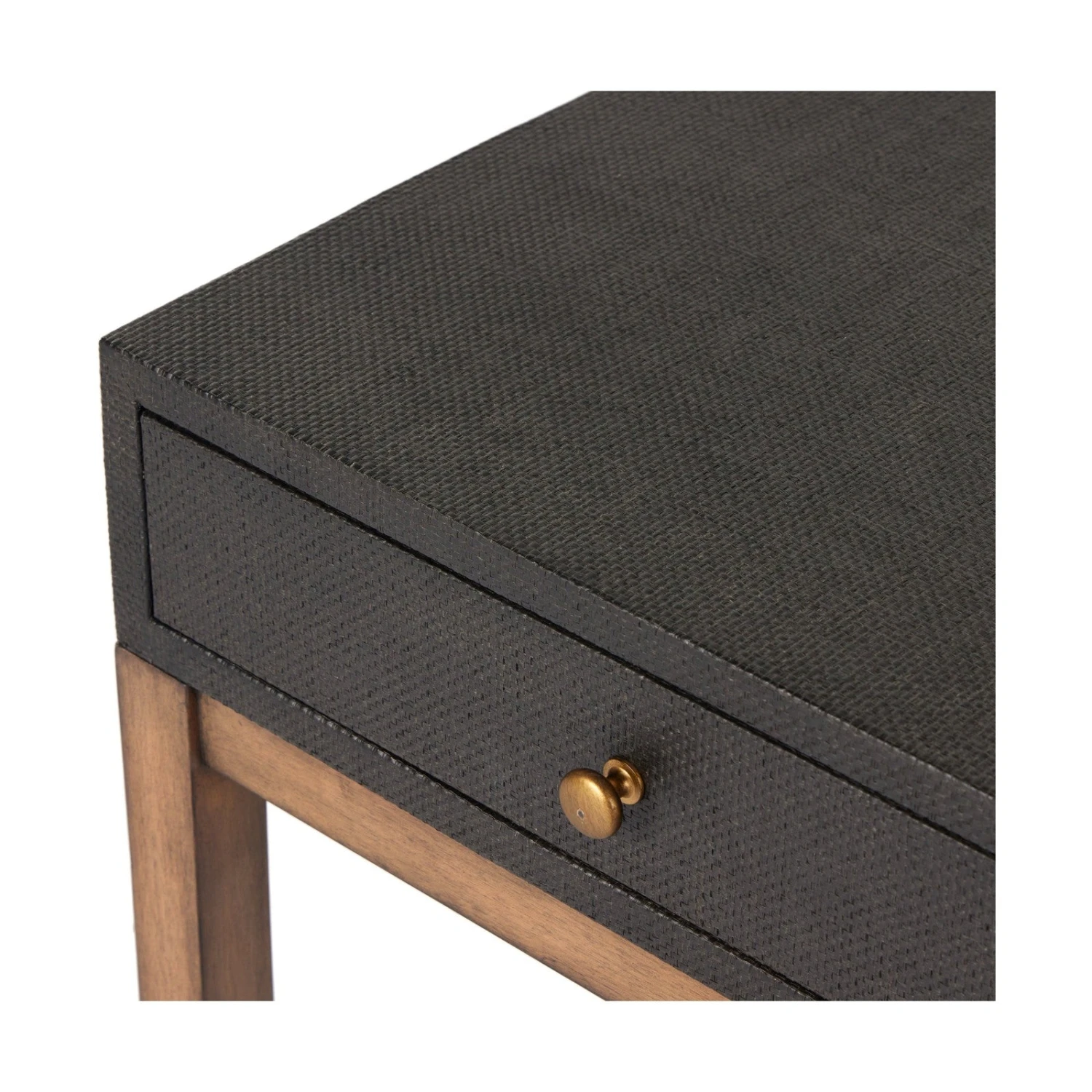 Four Hands Fiona Desk-Black Raffia 12 Four Hands Fiona Desk-Black Raffia - Image 12