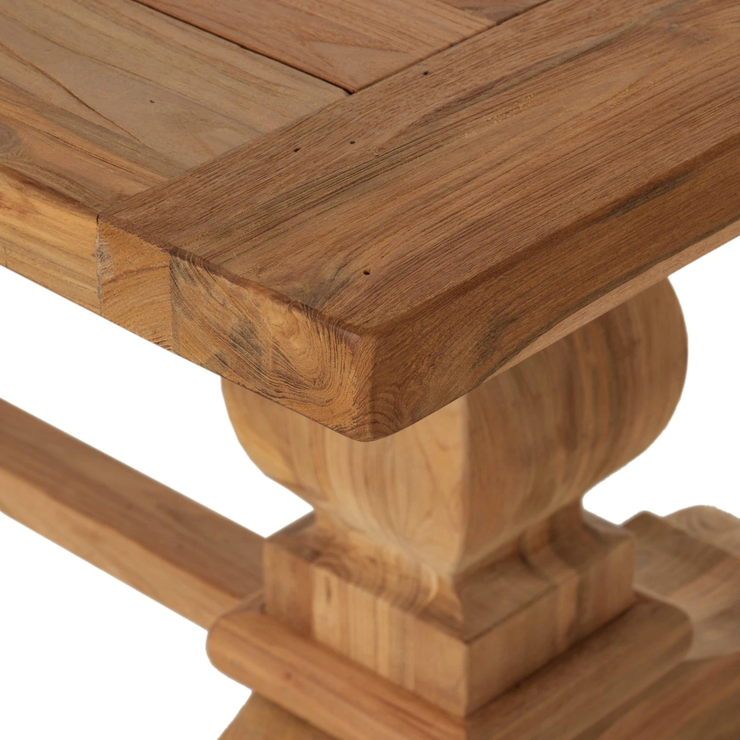 Four Hands Novell Outdoor Dining Table - 111" - Natural 13 Four Hands Novell Outdoor Dining Table - 111" - Natural - Image 13