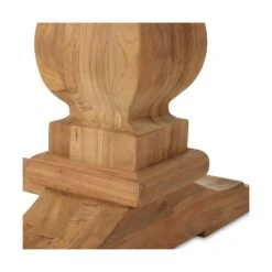 Four Hands Novell Outdoor Dining Table - 111" - Natural 28 Four Hands Novell Outdoor Dining Table - 111" - Natural -Grayson-Living 233615 002 6