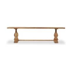 Four Hands Novell Outdoor Dining Table - 111" - Natural 17 Four Hands Novell Outdoor Dining Table - 111" - Natural -Grayson-Living 233615 002 FRT 1