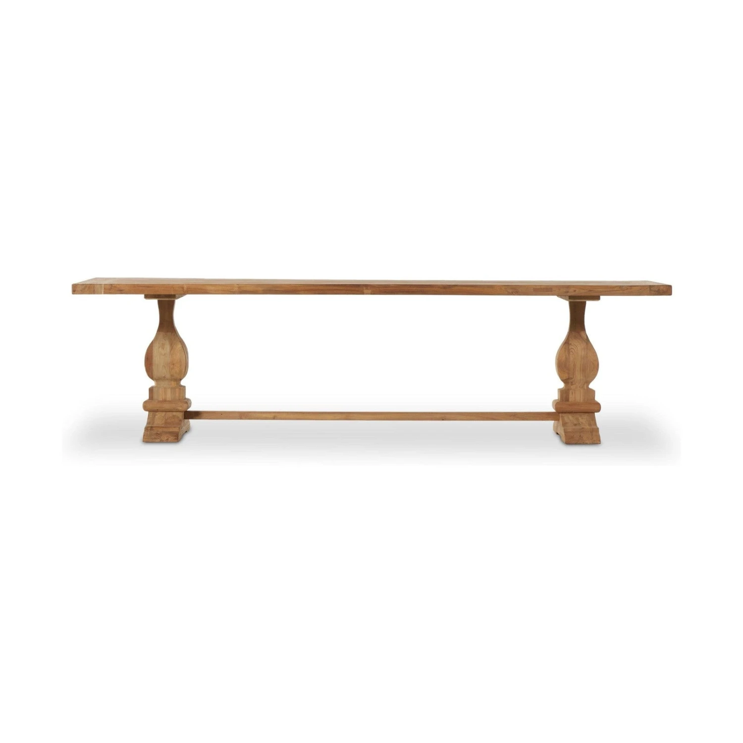 Four Hands Novell Outdoor Dining Table - 111" - Natural 3 Four Hands Novell Outdoor Dining Table - 111" - Natural - Image 3
